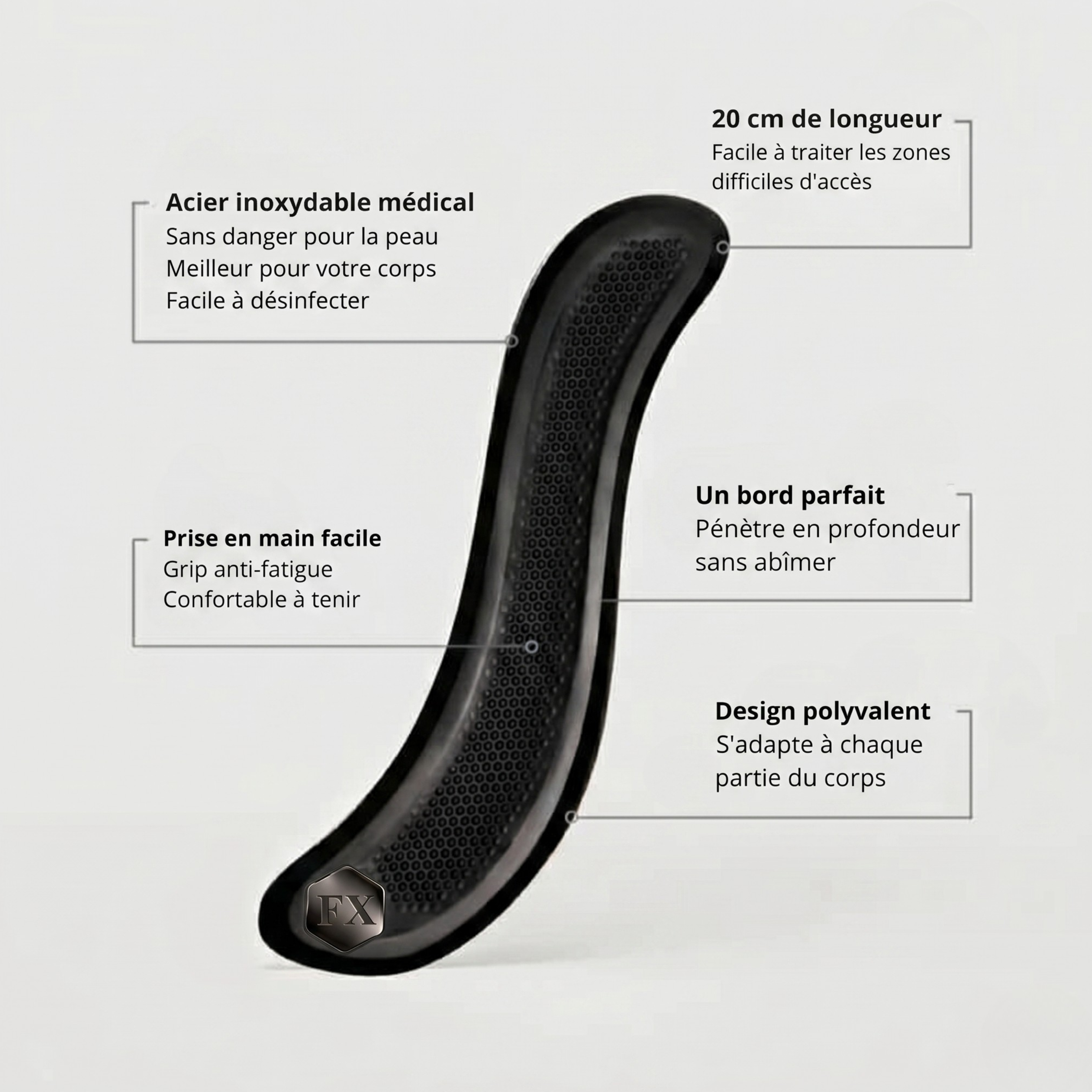 Écho-racleur musculaire